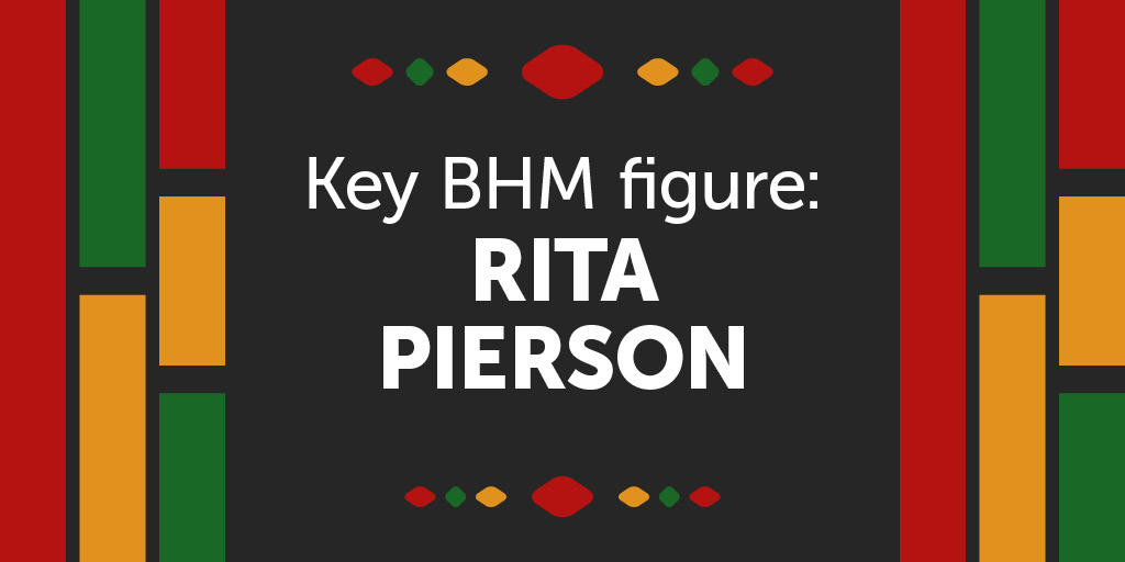 Black History Month Figure: Rita Pierson.